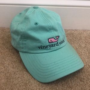 Vineyard Vines Aqua Baseball Hat